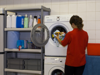 praní prádla v pračce