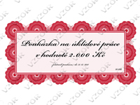 dárková poukázka na úklidové práce